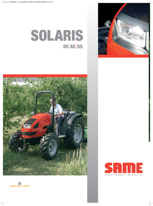 Allrad-Traktoren SAME Solaris 55 Basso