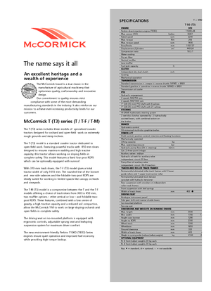 Allrad-Traktoren McCormick T 80 Max RPS
