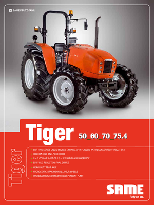 Allrad-Traktoren SAME Tiger 75