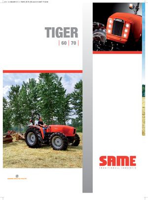 Allrad-Traktoren SAME Tiger 65