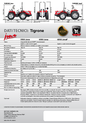 Allrad-Traktoren Carraro Tigrone 5500 Jona