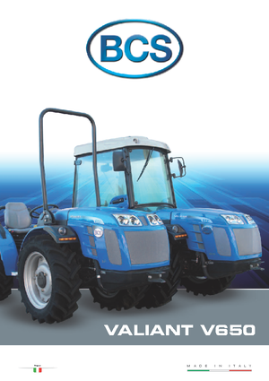 Allrad-Traktoren BCS Valiant V650 RS