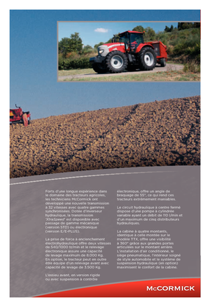 Allrad-Traktoren McCormick XTX 145 E-Plus