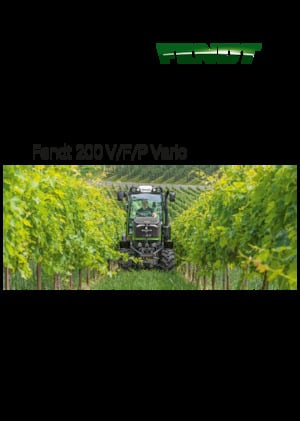 Allrad-Traktoren Fendt 209 V Vario Power