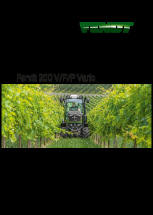 Allrad-Traktoren Fendt 209 V Vario Power