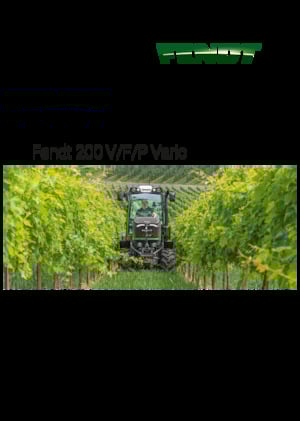 Allrad-Traktoren Fendt 209 V Vario Power