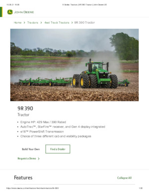 Allrad-Traktoren John Deere 9R 390