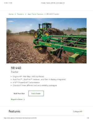 Allrad-Traktoren John Deere 9R 440