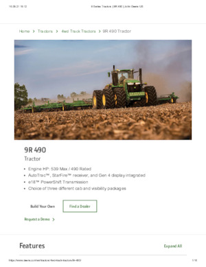 Allrad-Traktoren John Deere 9R 490