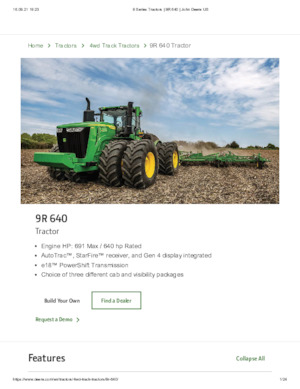 Allrad-Traktoren John Deere 9R 640