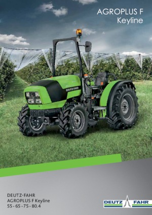 Allrad-Traktoren DEUTZ-FAHR Agroplus F 80.4 Keyline