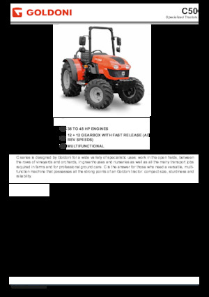 Allrad-Traktoren Goldoni C 50