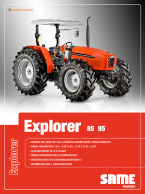 Allrad-Traktoren SAME Explorer 85