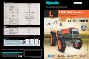 Allrad-Traktoren Kubota L4508