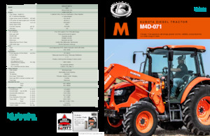 Allrad-Traktoren Kubota M4D-071