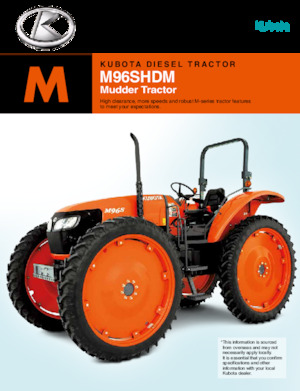 Allrad-Traktoren Kubota M96SHDM