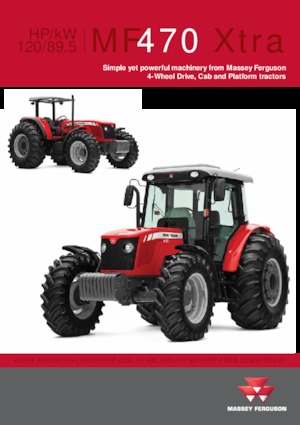 Allrad-Traktoren Massey Ferguson MF 470 Xtra