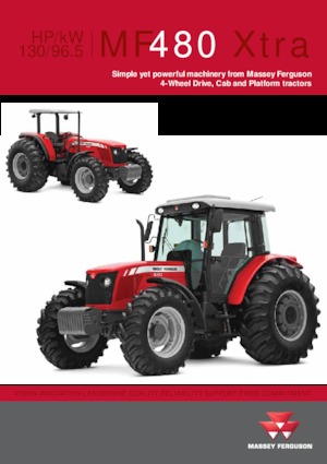 Allrad-Traktoren Massey Ferguson MF 480 Xtra