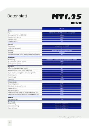 Allrad-Traktoren LS MT1.25