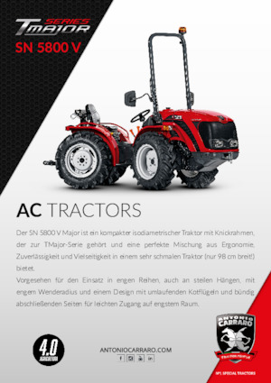 Allrad-Traktoren Carraro SN 5800 V major