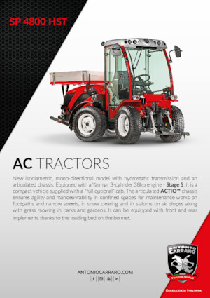 Allrad-Traktoren Carraro SP 4800