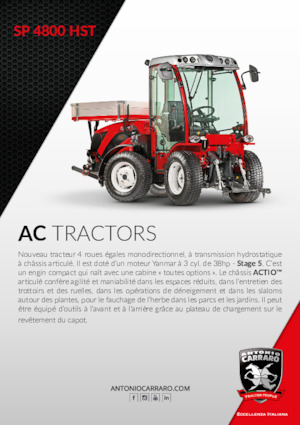Allrad-Traktoren Carraro SP 4800