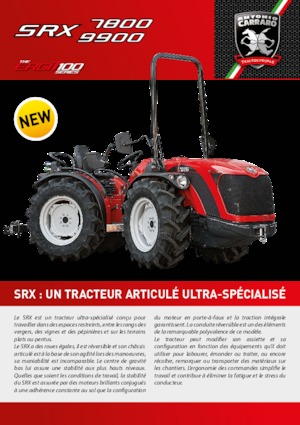 Allrad-Traktoren Carraro SRX 7800