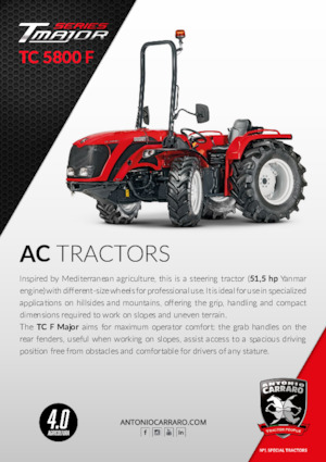 Allrad-Traktoren Carraro TC 5800 F major