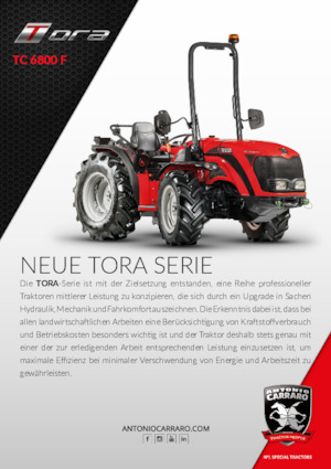 Allrad-Traktoren Carraro TC 6800 F Tora