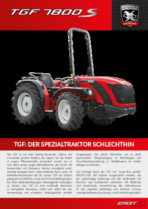 Allrad-Traktoren Carraro TGF 7800 S