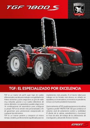 Allrad-Traktoren Carraro TGF 7800 S