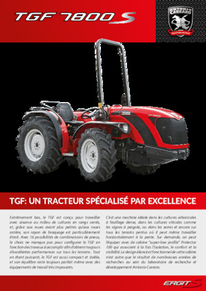 Allrad-Traktoren Carraro TGF 7800 S