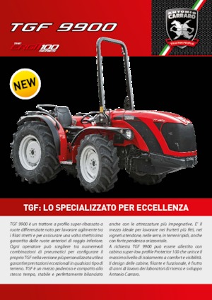 Allrad-Traktoren Carraro TGF 9900