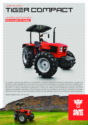 Allrad-Traktoren SAME Tiger Compact 60