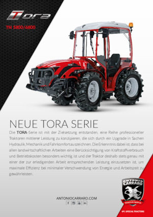 Allrad-Traktoren Carraro TN 6800 Tora