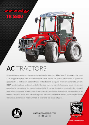 Allrad-Traktoren Carraro TR 5800 Infinity 