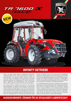 Allrad-Traktoren Carraro TR 7600 Infinity
