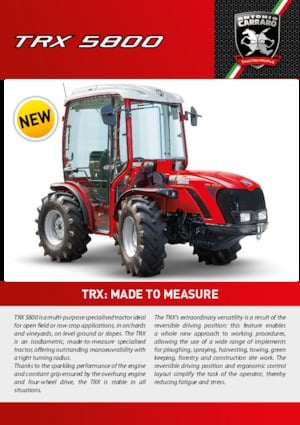 Allrad-Traktoren Carraro TRX 5800