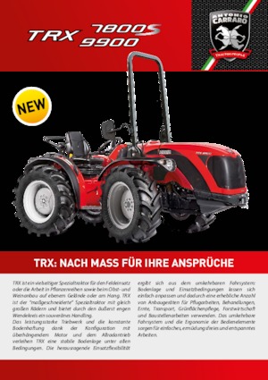 Allrad-Traktoren Carraro TRX 9900
