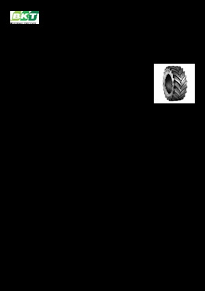 Landmaschinen Reifen BKT AGRIMAX V - FLECTO VF 600/60 R 28 NRO