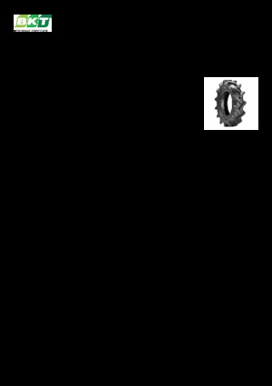 Landmaschinen Reifen BKT TR 126 6 - 14