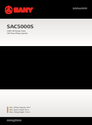 AT-Krane Sany SAC5000S 