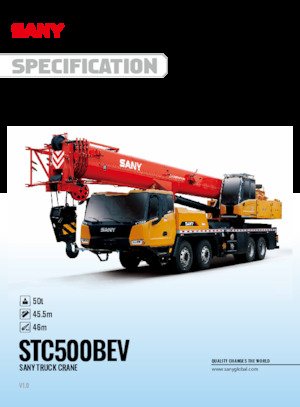 AT-Krane Sany STC500BEV
