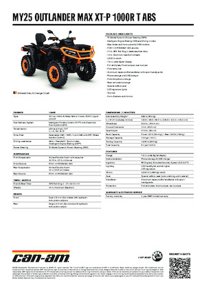 Geländefahrzeuge & Quads can-am OUTLANDER MAX XT-P 1000R T ABS