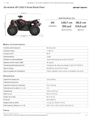 Geländefahrzeuge & Quads Polaris Scrambler XP 1000 S