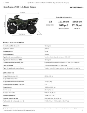 Geländefahrzeuge & Quads Polaris Sportsman 450 H.O.