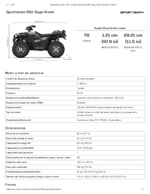 Geländefahrzeuge & Quads Polaris Sportsman 850