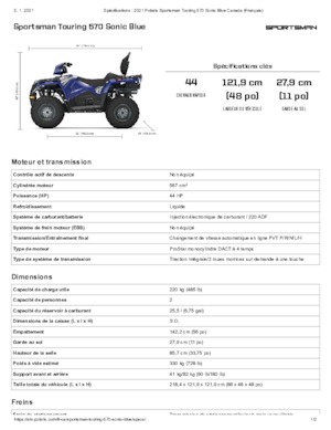 Geländefahrzeuge & Quads Polaris Sportsman touring 570