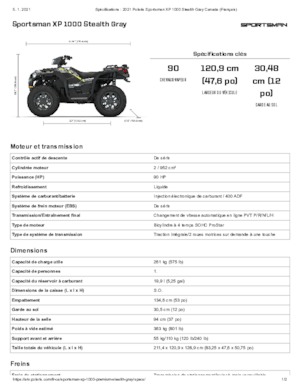 Geländefahrzeuge & Quads Polaris Sportsman XP 1000