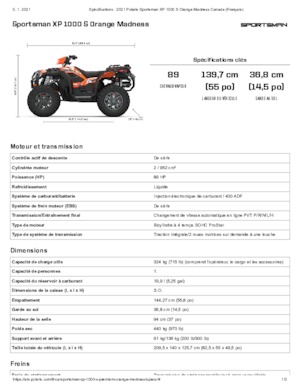 Geländefahrzeuge & Quads Polaris Sportsman XP 1000 S